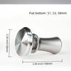 1Pc Coffee Tamper, Coffee Tamper, Stainless Steel Smooth Bottom or Threaded Bottom, Three Sizes: 51mm, 53mm, and 58mm
