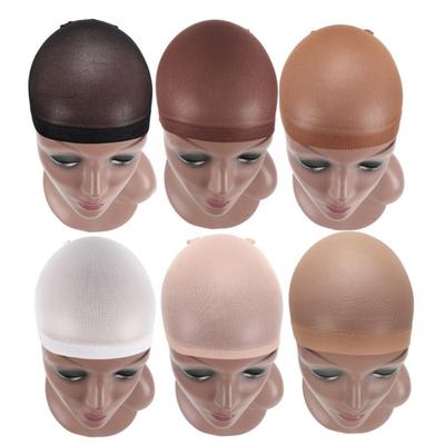 2Pcs Invisible Stocking Wig Caps Elastic Hair Net Wig Accessories Wig Cap  for Making Wigs
