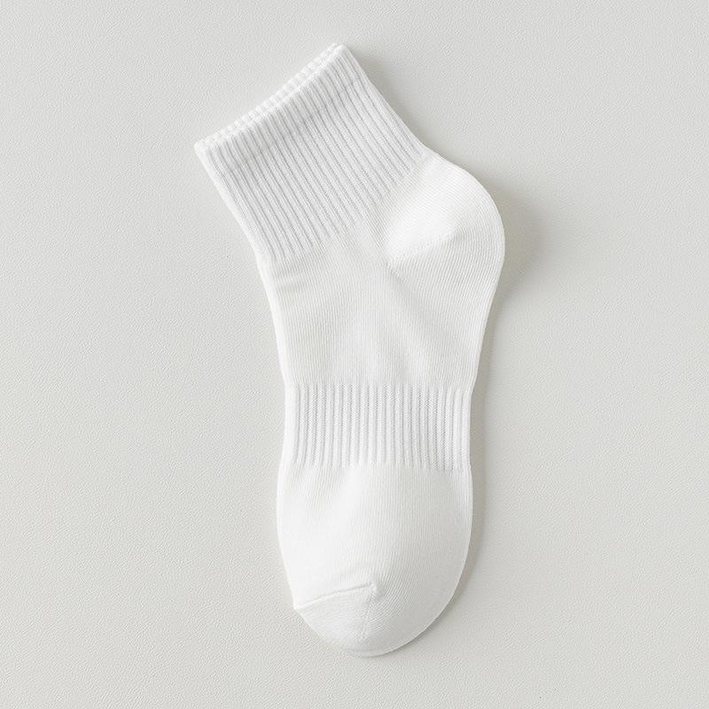 Female Spring and Autumn Essential Oil Deodorizing Antibacterial Sweat Sports Cotton Socks