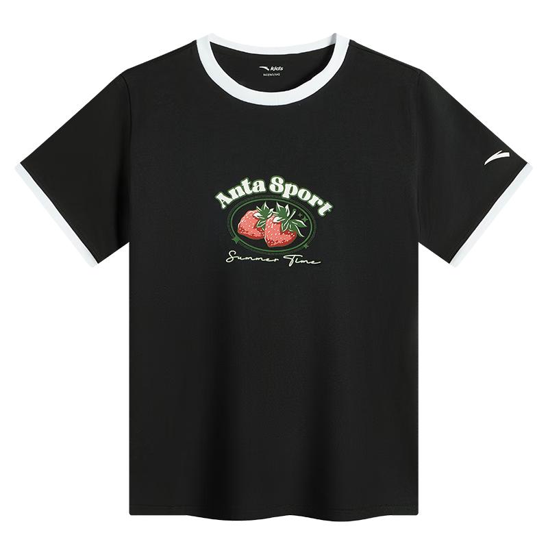 Anta Kids' Fruit Graphic Girls' Short Sleeve T-Shirt