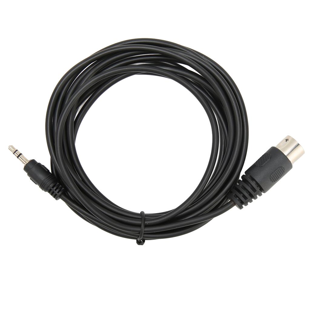 7 Pin Din Male to DC 3.5mm Male Cable Replacement Stereo MIDI DIN 7 Pin to 3.5mm Sound and Video Cable 9.8ft