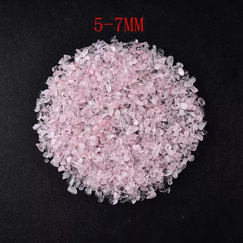 Natural Rose Quartz Tumbled Stones for Fish Tanks and DIY Crafts