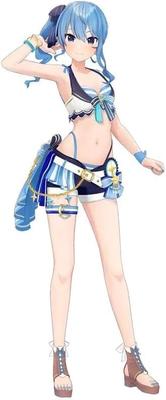 Suisei Hoshimachi Acrylic Stand Hololive Summer Splash Party Official Hololive Merchandise