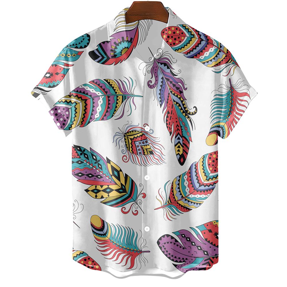 Mode Original Herrenhemd Hawaii Lässig Herren Slim Fit Kurzarm Oberteile Übergröße Einfach Federdruck Camisa MasculinaA