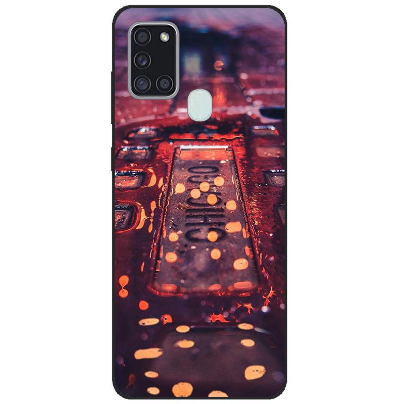 For Samsung A21s SM-A217F/DSN Back Cover tpu Soft Silicone Phone Case For Samsung Galaxy A21s Case Mobile Phone black coque new