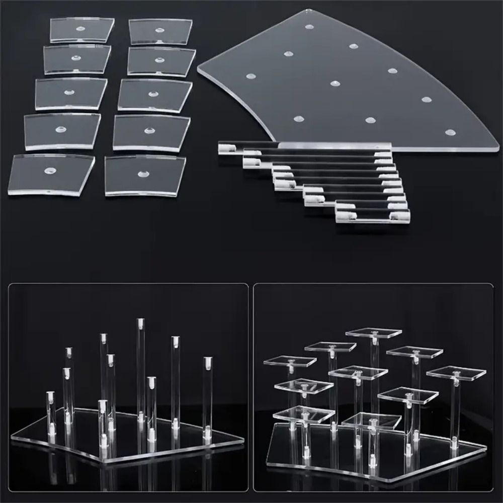 Acrylic Storage Display Rack Multi-purpose Dessert Display Stand Home Room
