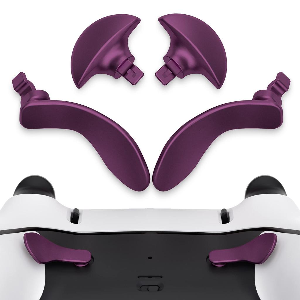 eXtremeRate Back Paddle for Compatible with PS5 Edge Replaceable Metal Back Button Paddle for Compatible with PS5 Edge Controller 4 Pieces Not