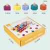 Screw Matching Puzzle Toy 1PCS Baby Combination Disassembly Nut Block Shape Color Matching