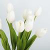 Fake Tulip Flowers Realistic Silk Tulip Decor Artificial Tulip Bouquet Vivid Faux Floral Arrangement For Weddings Outdoor