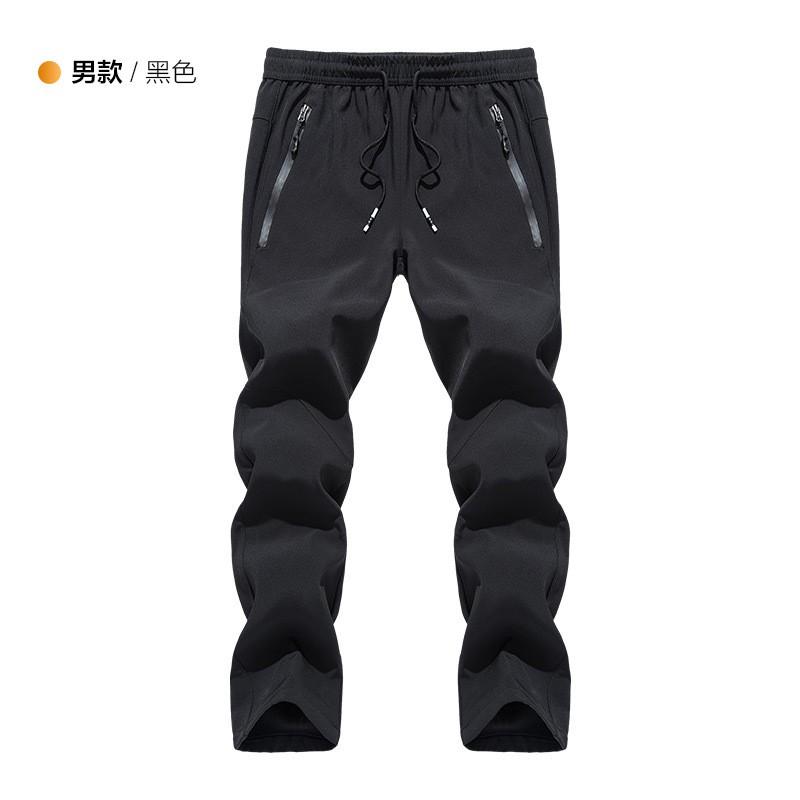 Unisex Softshell Pants With Fleece Lining Windproof Waterproof Skiing Hiking Outdoor Winter Fall