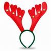 Christmas Reindeer Antler Headband with Bells, Costume for Photoshoot, Prop