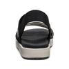ELLE BACKSTRAP Sandals for Cm [KEEN] Women, BLACK, 23.0