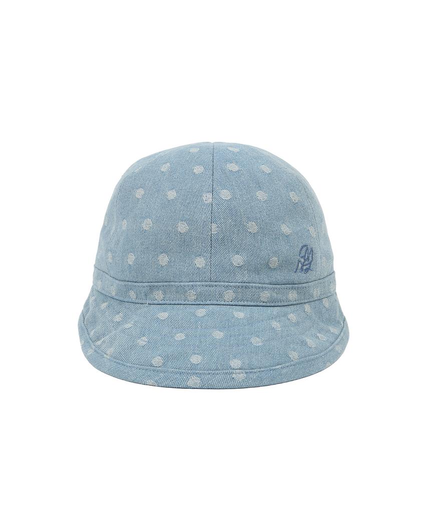 COMONINOZ [Cn]26 Washing Denim Dot Hat [2 Color]