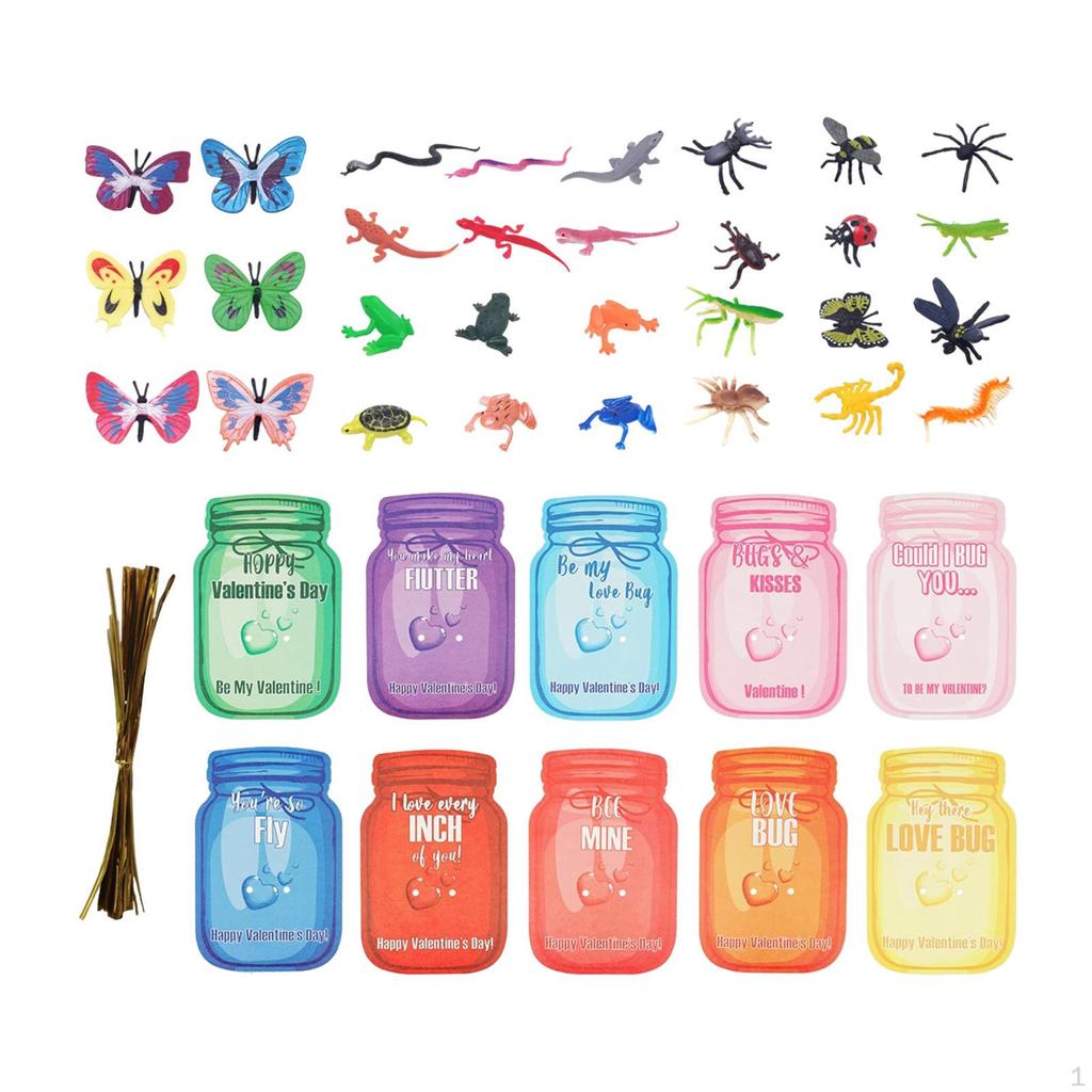 30 Adet Çocuklar Sevgililer Günü Kartları Tebrik Değişim Kartı Okul İçin Hediyeler