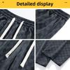 Men's Hong Kong Style Loose Corduroy Wide-Leg Sweatpants for Spring and Summer