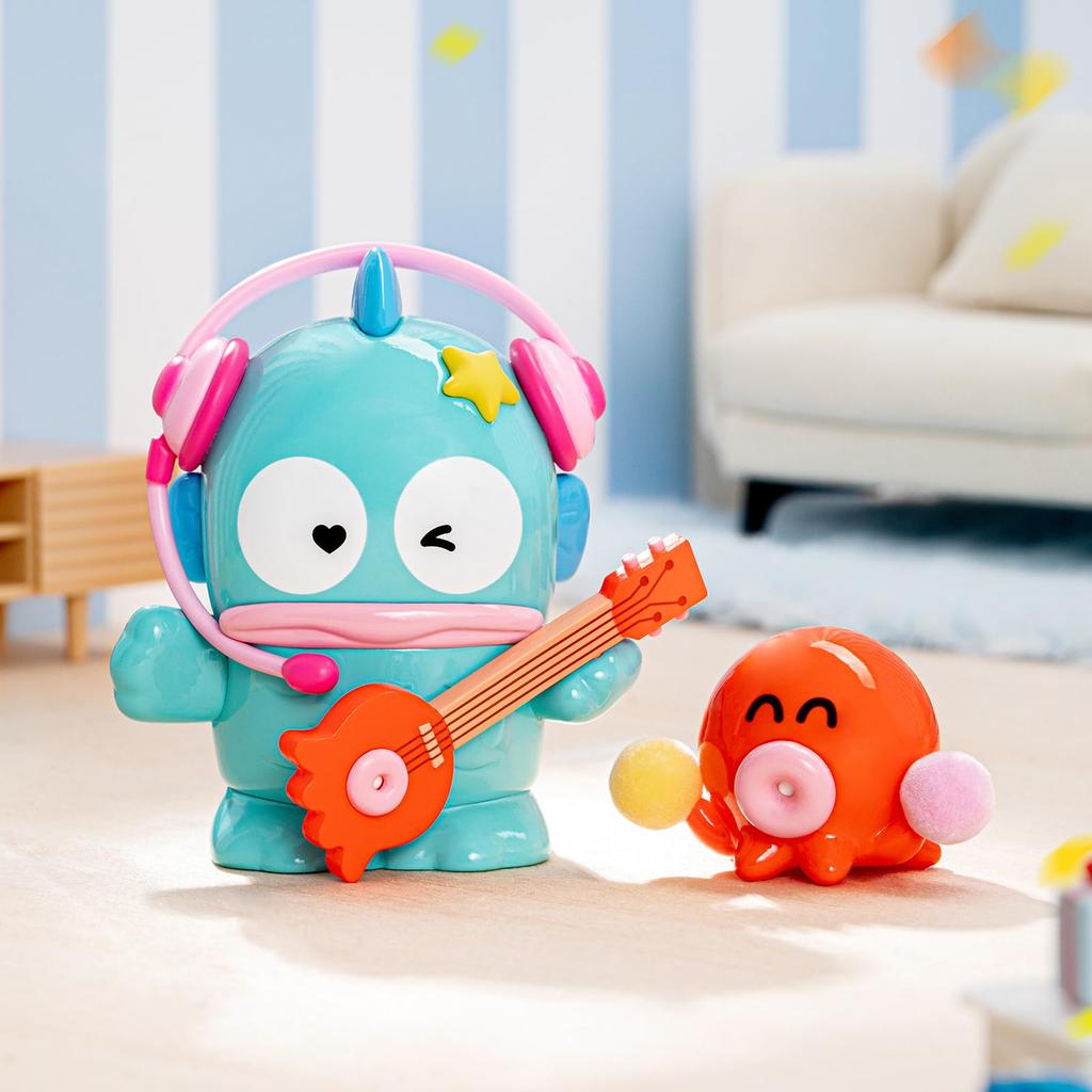 TOP TOY Sanrio Characters Hangyodon Happy Birthday Series [1 Piece] Gachapon Blind Box Figure Soft Vinyl PVC Premium Toy Birthday Gift for Hangyodon