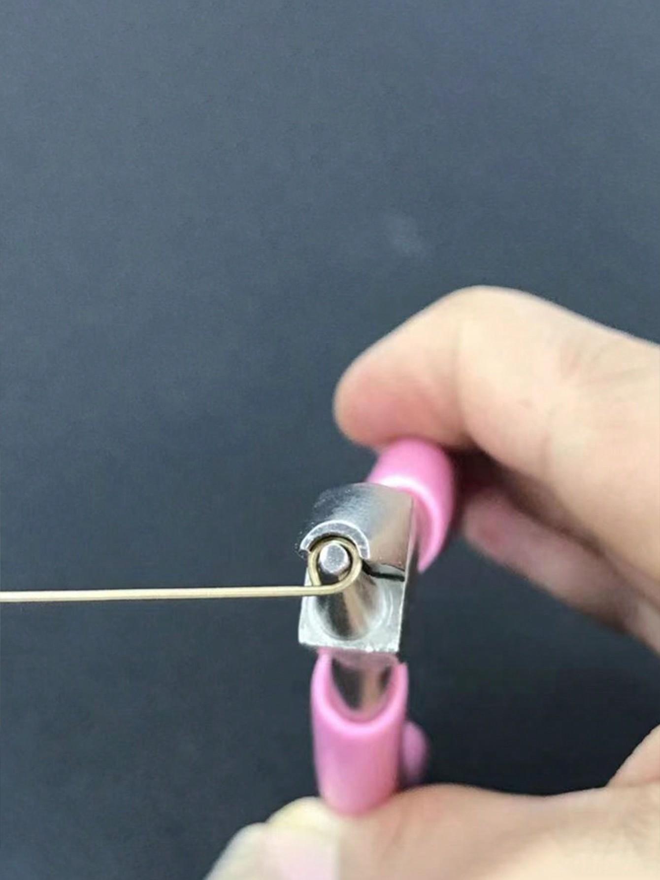 

5-дюймовые мини-плоскогубцы для изготовления бижутерии своими руками, маленькие плоскогубцы с игольчатым носом, плоскогубцы для обмотки проволоки Needle Rolling Pliers&one-size розовый