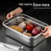 Yuzhou 316 Stainless Steel Large Capacity Food Storage Box