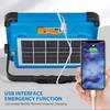 20000LM USB Rechargeable LED Solar Flood Light 10000mAH with Magnet Strong Light Portable Camping Tent Lamp Work Repair Lighting