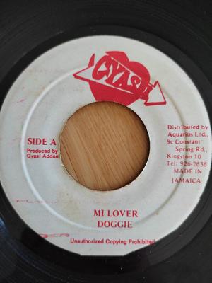 7inch Record GENERAL DOGGIE  Mi Lover NONE Gyasi Jamaica Reggae Ska  Dub Used