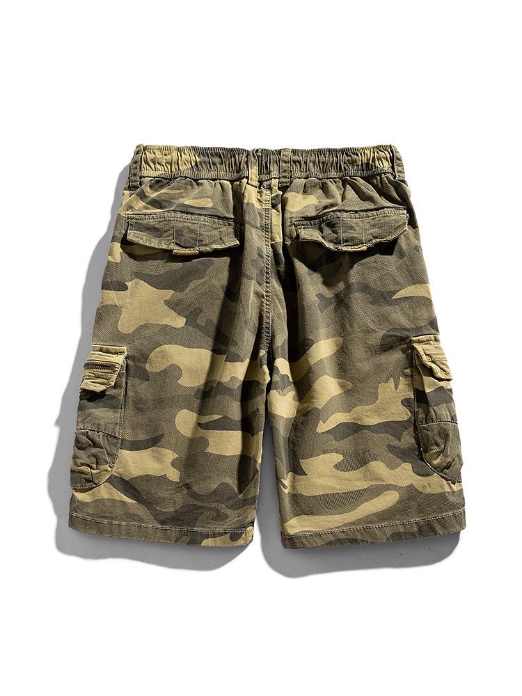 Men's Trendy Camouflage Shorts - Loose Fit, Plus Size, Mid-Length, Casual Summer Wear