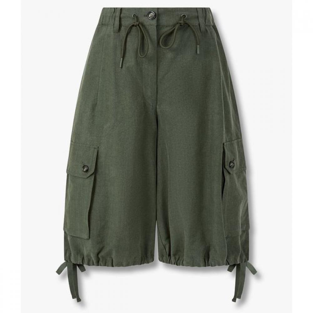 Studio Tomboy Unisex String Bermuda Cargo Pants 9106231086 dark khaki/OS