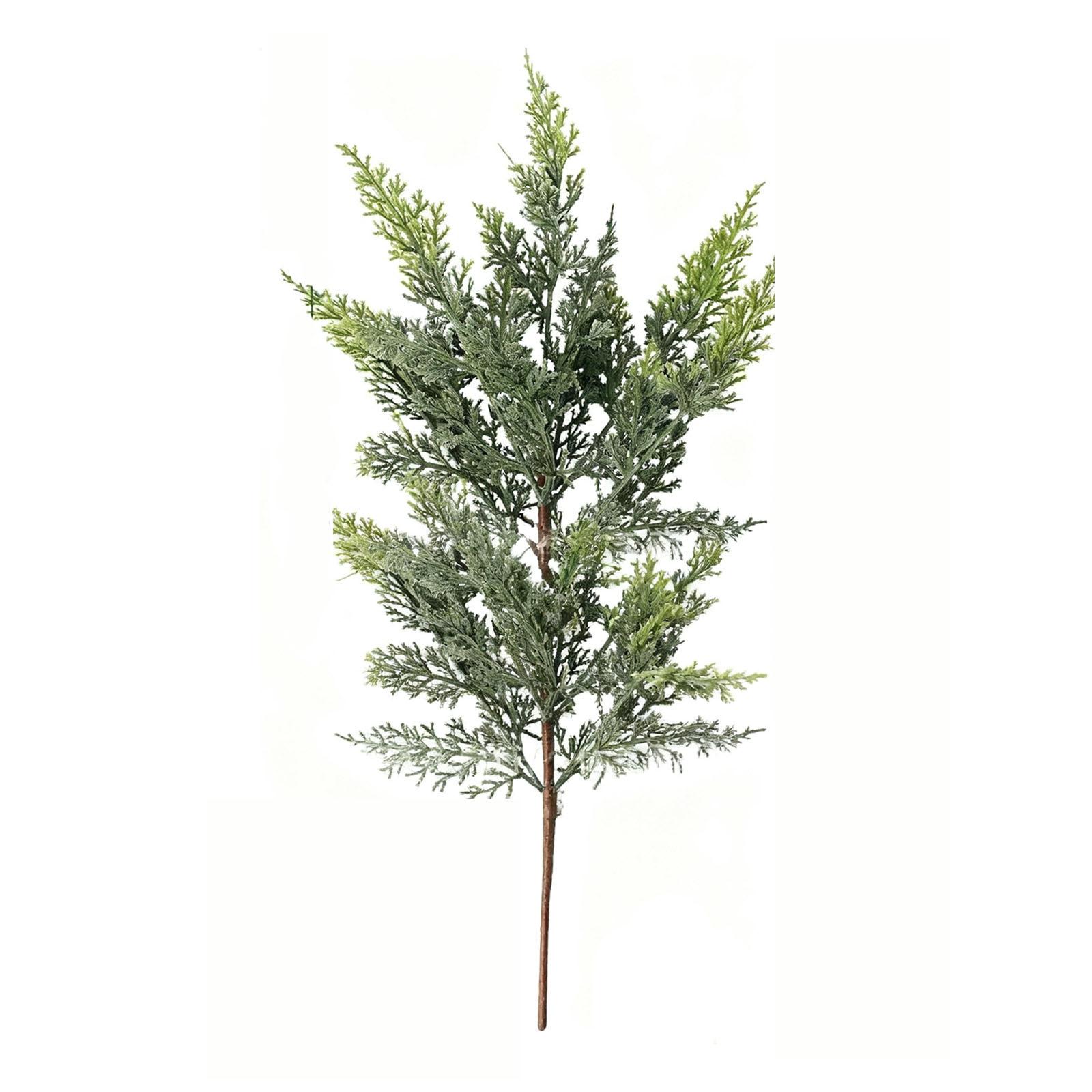 

Christmas Scene Decoration Christmas Cedar Branches Artificial Green Craft Decoration One Size
