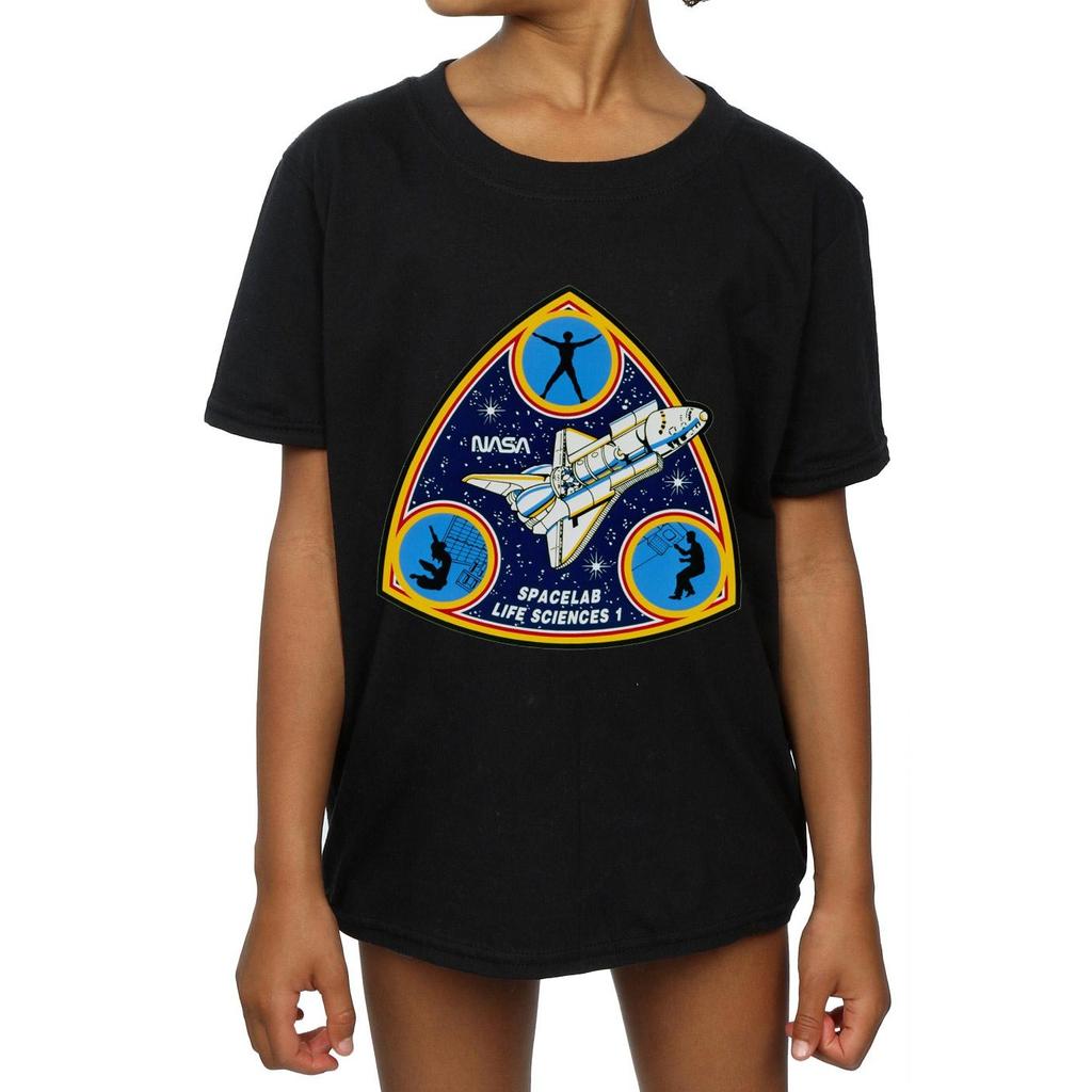 NASA Girls Classic Spacelab Life Science Cotton T-Shirt