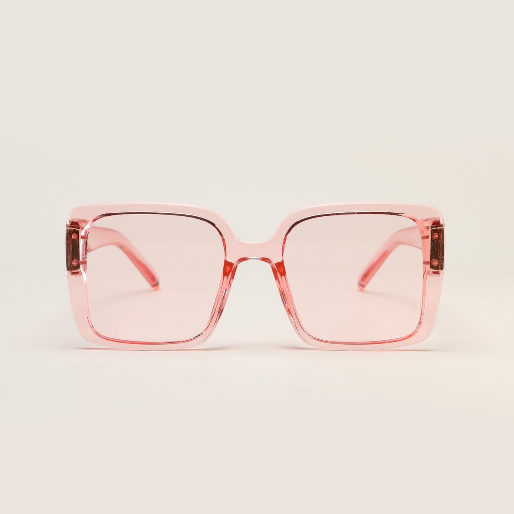 Glasses 1124 Square Large Frame Color Personality Trend Hip Hop Sunglasses Women, Sunglasses Men