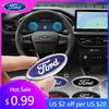 Adesivo per Auto Emblema Volante Auto Decalcomanie Distintivo Per Ford Focus 2 Mk3 F150 Mondeo Max Fusion Ranger Escort Explorer KugaTaurus