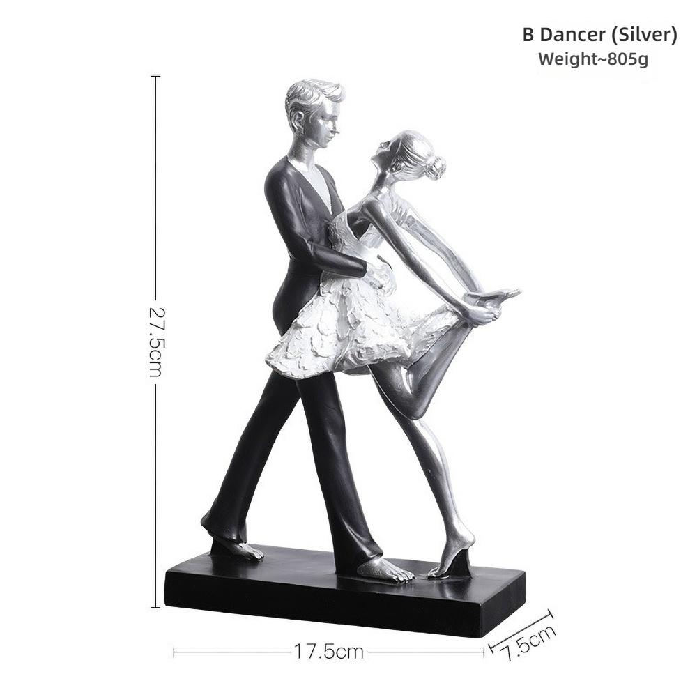 Ballet Girl Resin Statue - Cute Dancer Figurine for Children's Room Decor, Birthday Gift, Ballet Lover Collectible Art