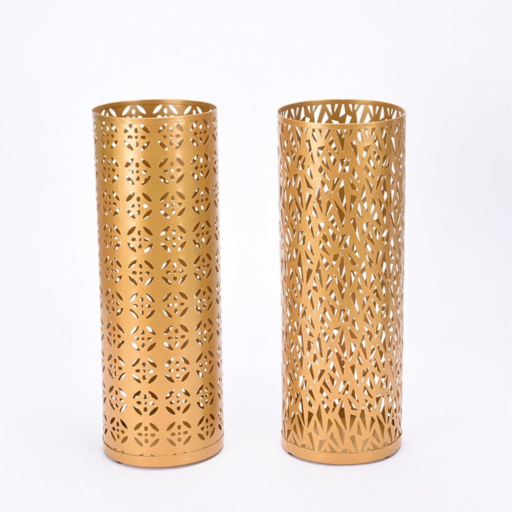 Hollowed Umbrella Holder Metal Umbrella Organizer Bin Durable Umbrella Stand  For Home Hotel Office