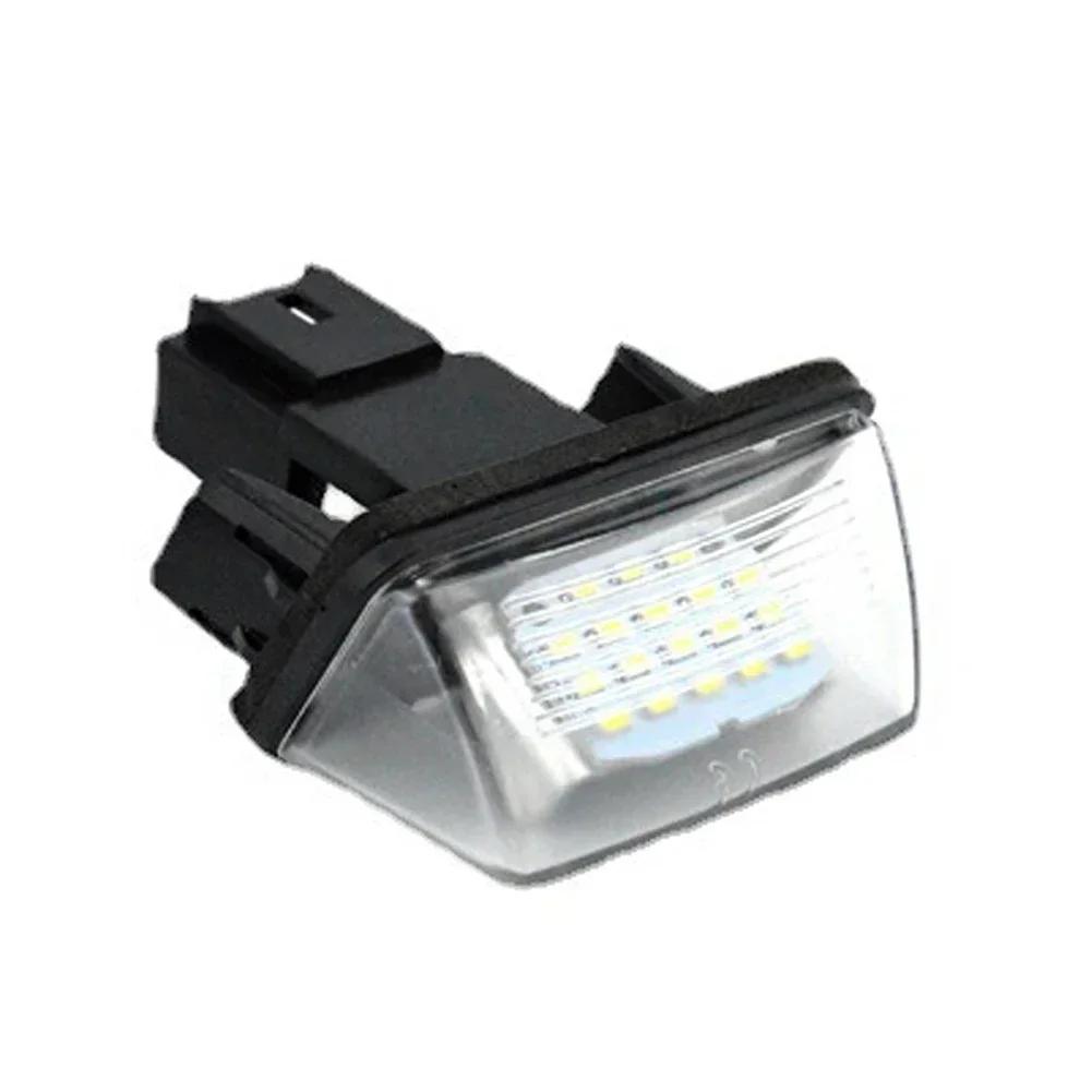 2PCS For Peugeot 206 207 307 308 407 5008 Partner Citroen C3 C4 C5 Xsara Picasso LED Number License Plate Lamp Light