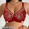 Women S Sexy Lace Embroidered Push Up Bra For Large Bust