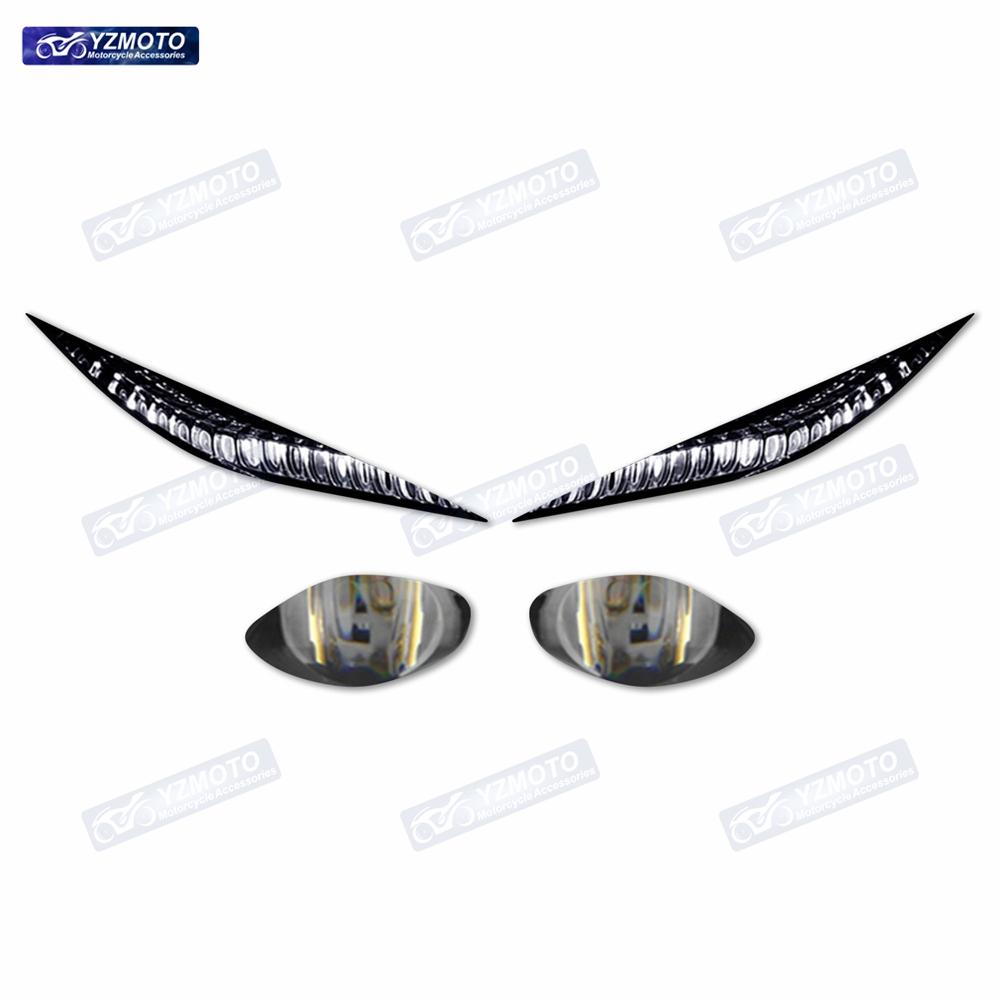 For YZF R6 2017-2023 Motorcycle Track Version Edition Headlight Decoration Sticker Motorbike Headlight Protective Film Stickers
