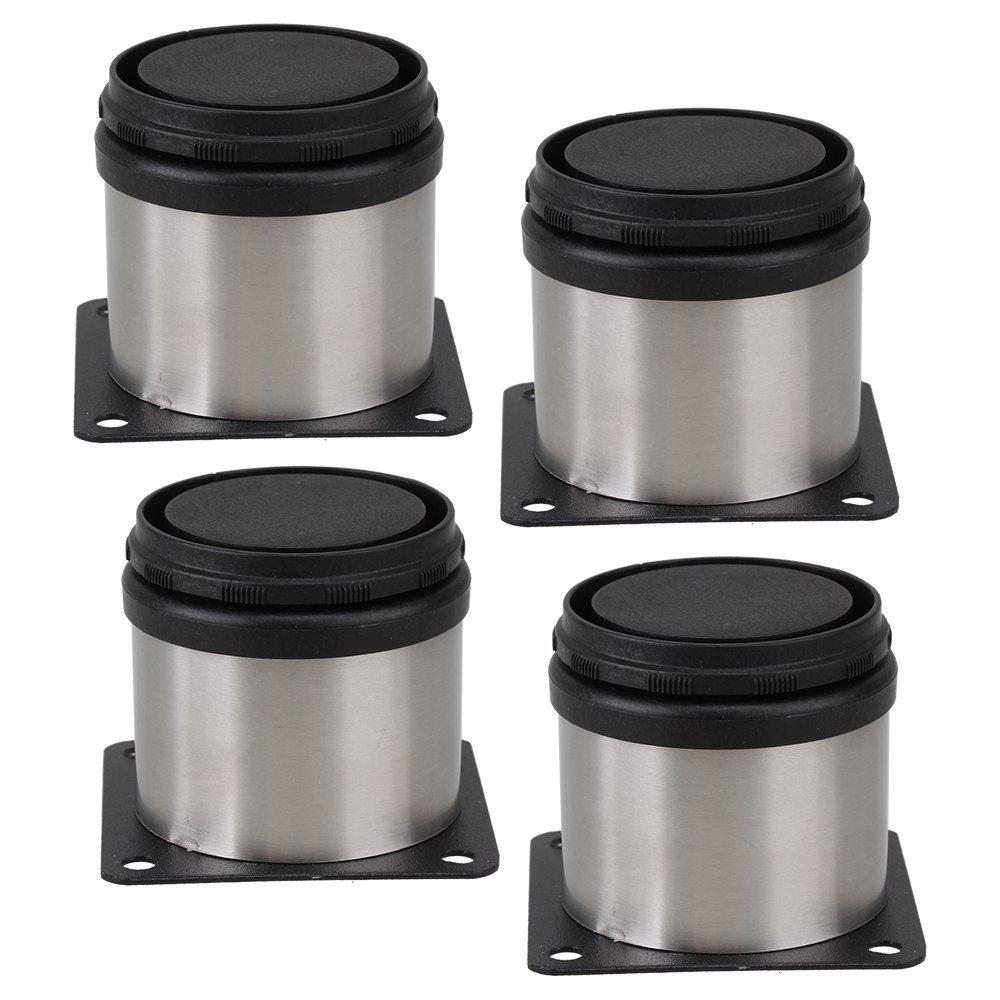 

4 шт. из нержавеющей стали 50x50 мм утолщенные регулируемые ножки для мебели, стола, кровати, дивана, шкафа, ножки с крепежными винтами