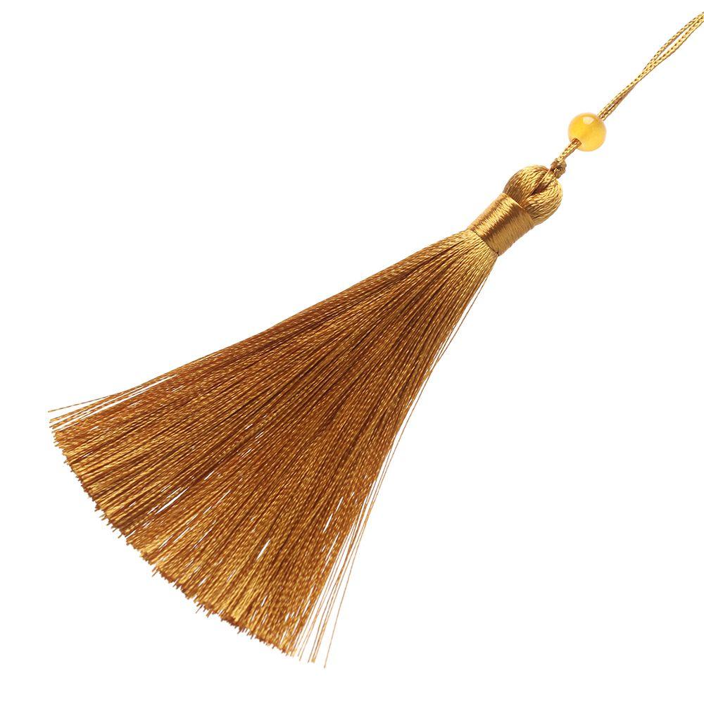 Retro Stationery Tassel Metal Pendant Hollow Brass Bookmark Painted Book Clip Pagination Mark