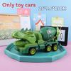 Van Dinosaur Prison And Digging Vehicle With Plastic Construction For Child Fun