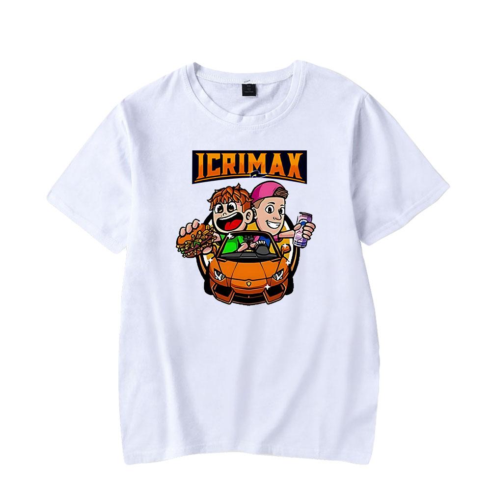 Women Men T-shirt Icrimax Print Tshirt Summer Casual Woman Man Clothing Fashion T Shirts