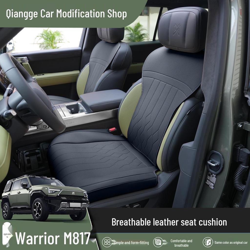 Warrior M817 All-Season Breathable Car Seat Cushion Cover for Interior Modification