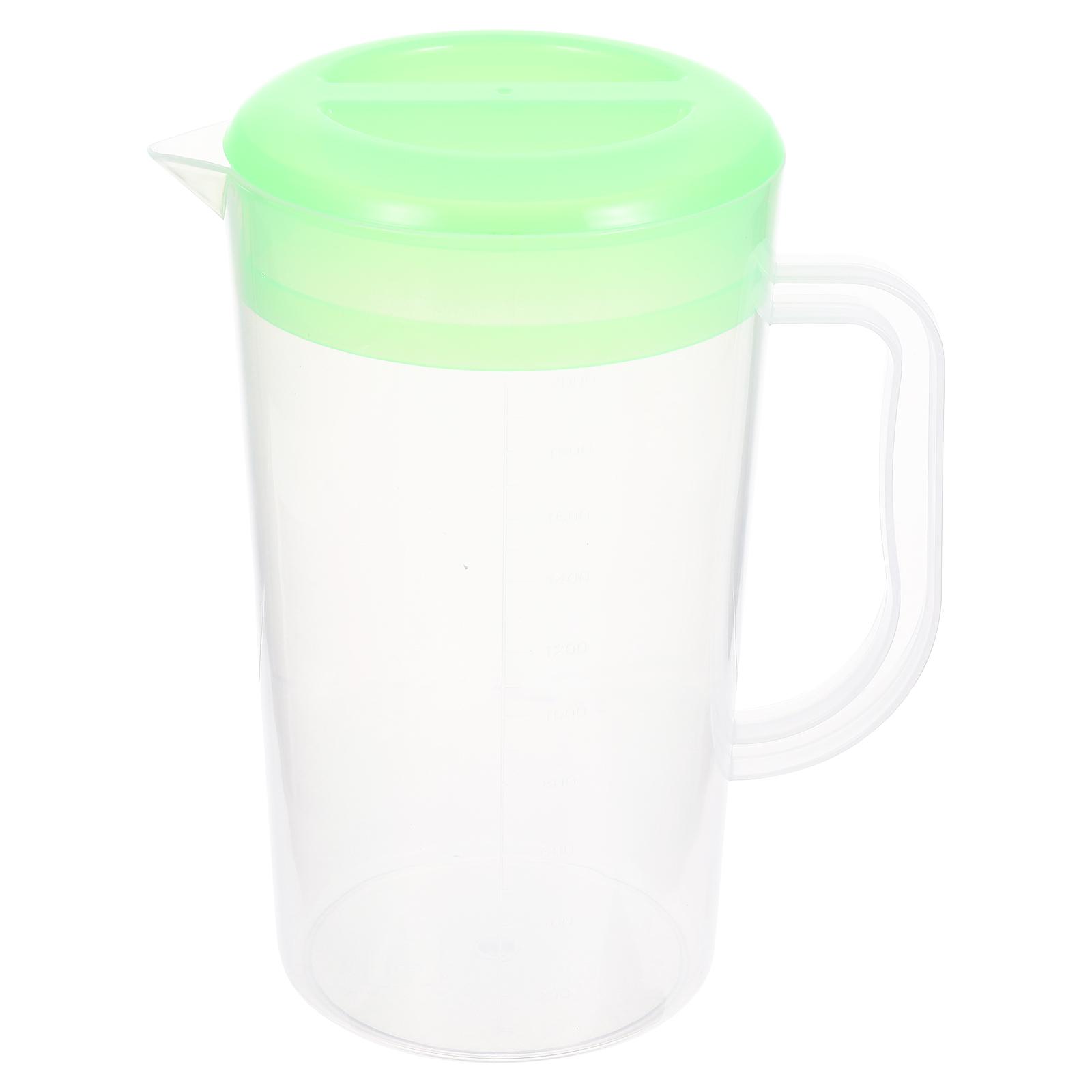 Cold Water Bottle Large Capacity Plastic Pitcher Heat Cold Resistant Drink Pitcher Suitable for Lemonade Tea Beverage