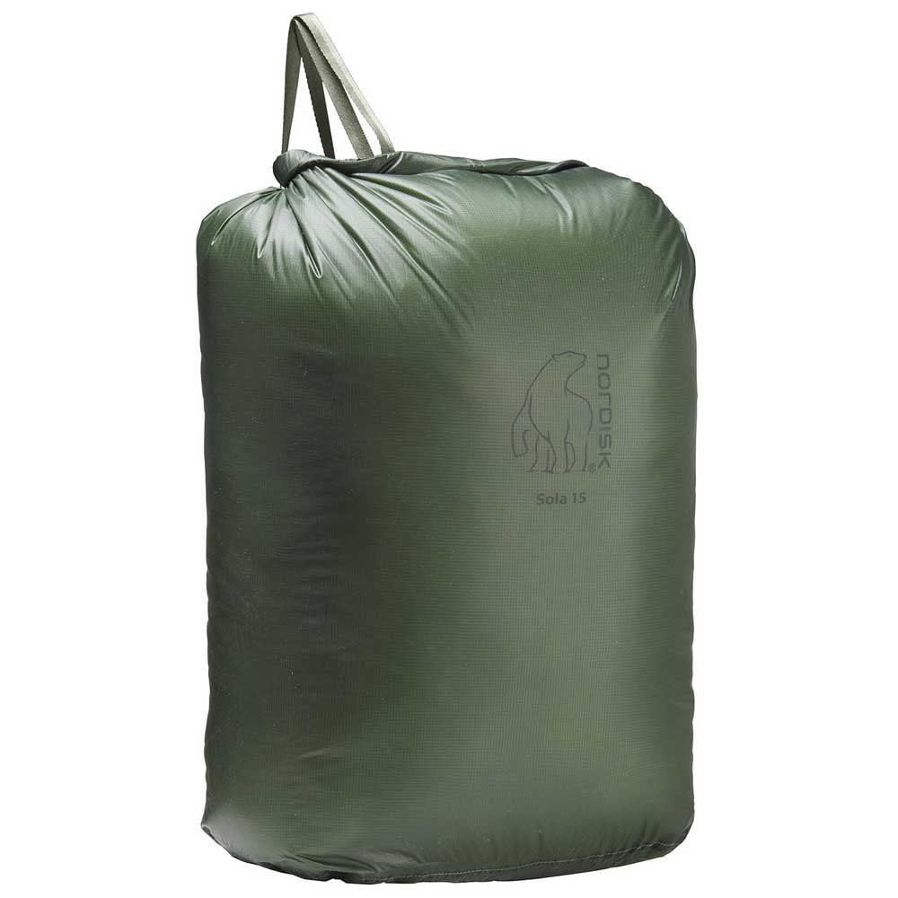 

NORDISK Sola 15 Forest 15L Japanese 133046 Drybag, Green, (Official Product)