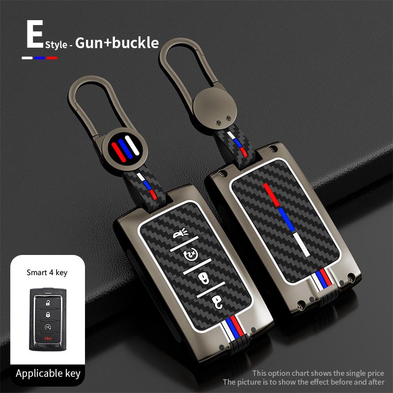 New Car Key Case Cover Shell Fob for Jeep Wagoneer 2025- 2025 for Grand Cherokee L 2020 2025 2025 Key Chains Car Accessories