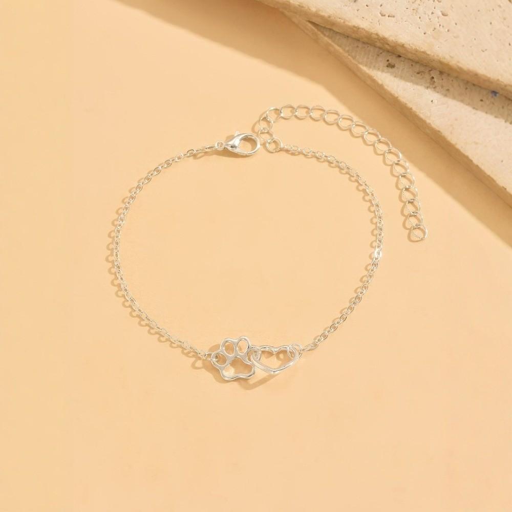 Light Luxury Love Dog Seal Bracelet Thin Dog Claw Foot Chain Love Paw Bracelet Hand Accessory