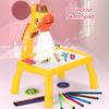 Multi Function Drawing Table Learning Desk with Music Function Trace and Draw Projector Art Drawing Board 24 Patterns Projection Tracing Painting Tab