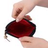 Artisan & Artist Small Makeup Pouch, Heart-Shaped, Dazzling Heart, 4OP-DH931