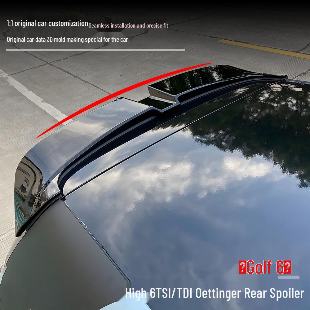 Volkswagen Golf 6 (08-13) Oettinger Style Rear Roof Spoiler TSI/TDI