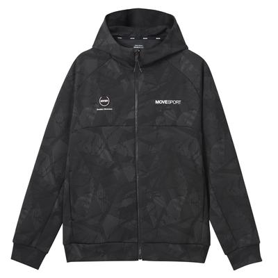 Sweatshirt Descente Full Zip Cover SHIELD Allover Pattern MVSP Windproof Heat Retention Stretch Sweat Absorbent Training 2L [Move Sports] (both