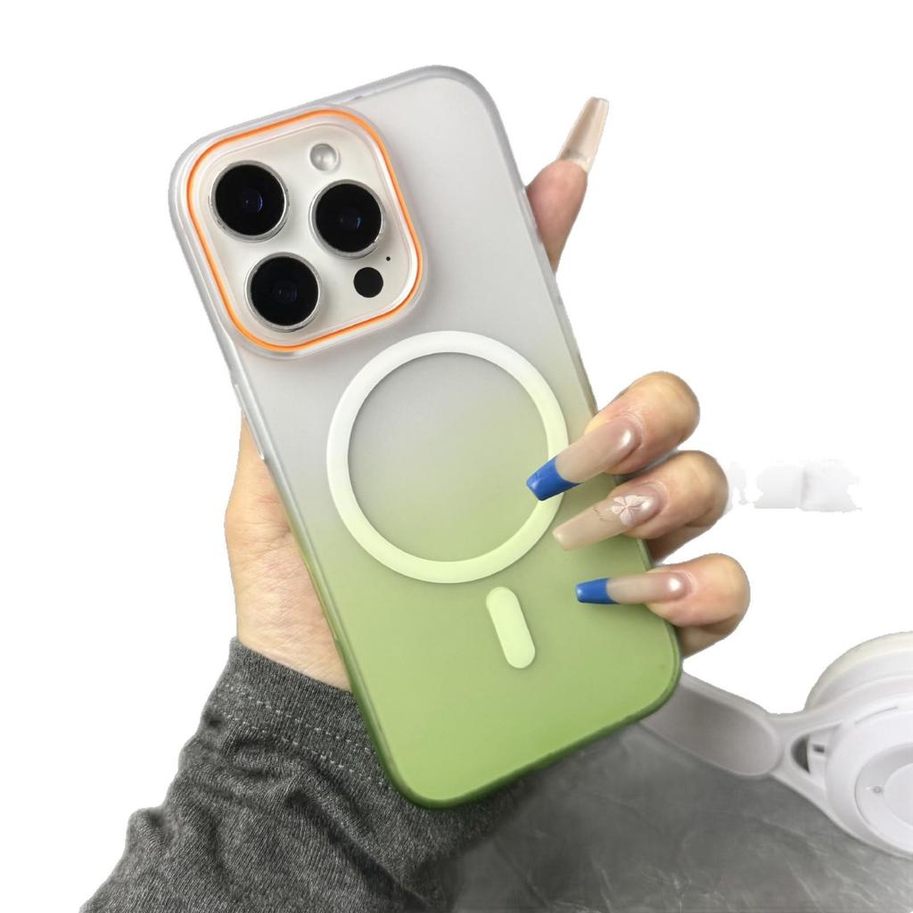 Gradient Magnetic Skin-Feel Case for iPhone 17 Pro Max, Ice Mist, Ultra-Thin Protective