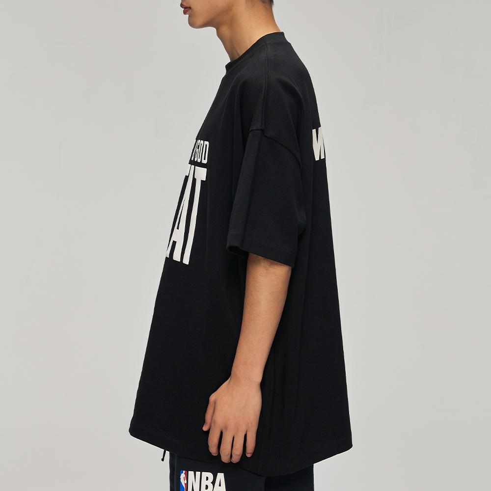 Fear of God Essentials Heat 90s Tee Vintage Black Men Tops 125NB252012F